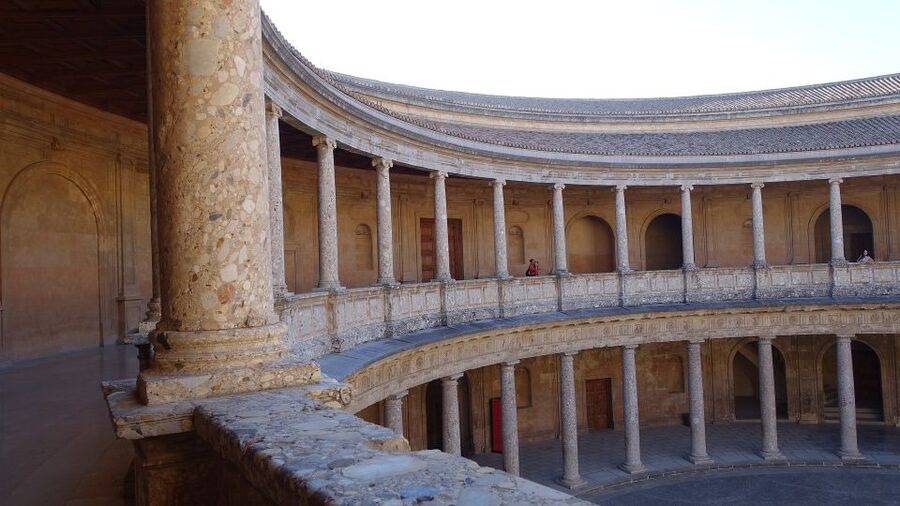 Alhambra's Gardens: Generalife, Partal, Alcazaba, & Carlos V - Charles V Palace: a sharp change in style