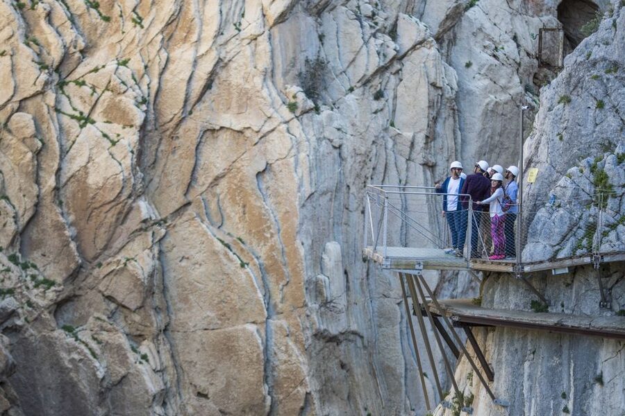 From Granada: Caminito Del Rey Day Trip - Approaching the Caminito entrance