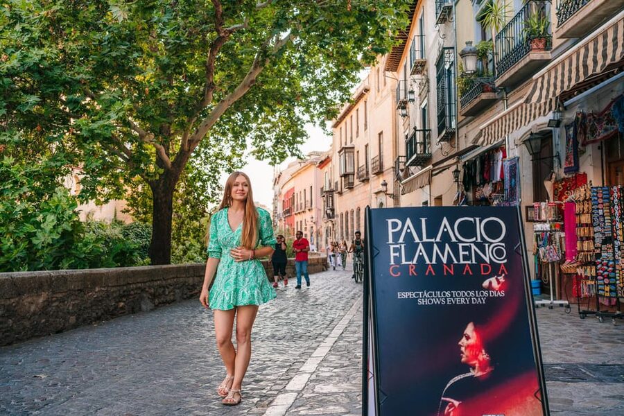 Granada: 1-Hour Traditional Flamenco Show at Palacio - The historic room and its close seating
