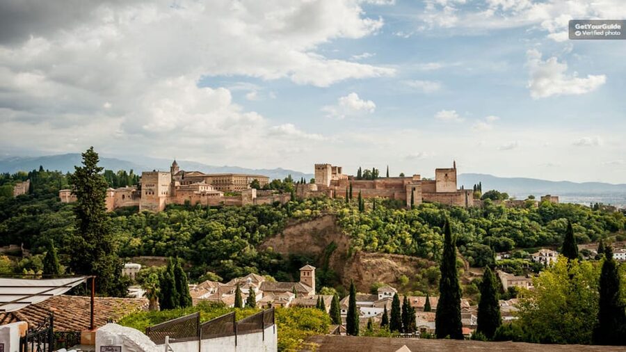 Granada: Alhambra Gardens and Generalife Ticket - The Alcazaba and its sand-colored towers