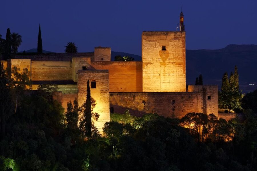 Granada: Alhambra Night Visit Entry Ticket - Charles V Palace adds a sharp change of style