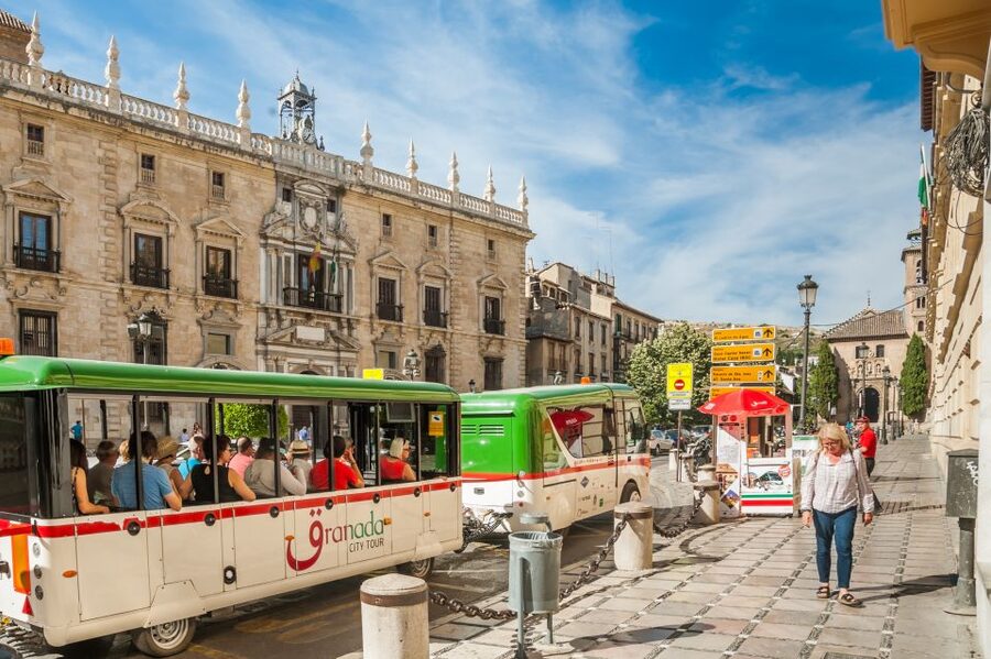 Granada City Train 1 or 2-Day Hop-On Hop-Off Ticket - Stop 7: Arco de Elvira and Hospital Real