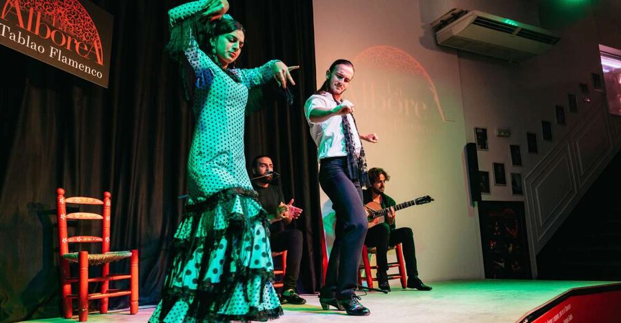 Granada: Flamenco Show in La Alboreá - Entering La Alboreá near Plaza Nueva