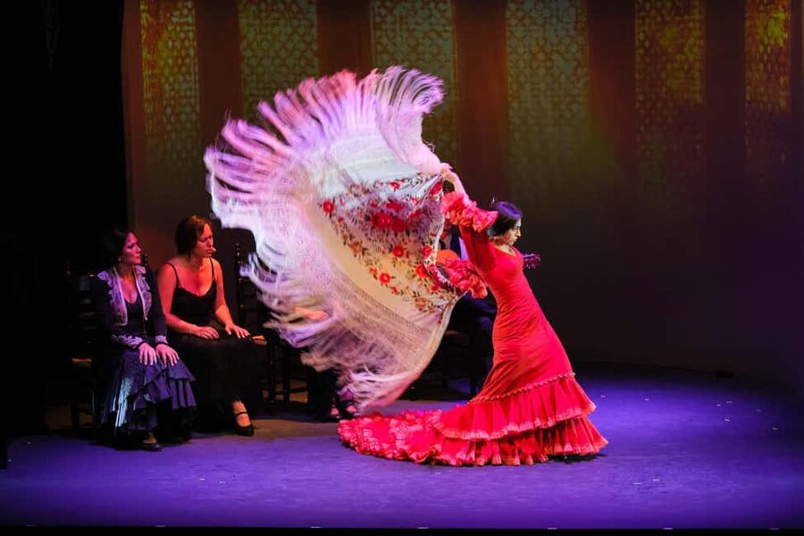 Granada: Flamenco Show "Sensaciones" at the Flamenco Theater Granada - Entering Teatro Flamenco Granada on Campo del Príncipe