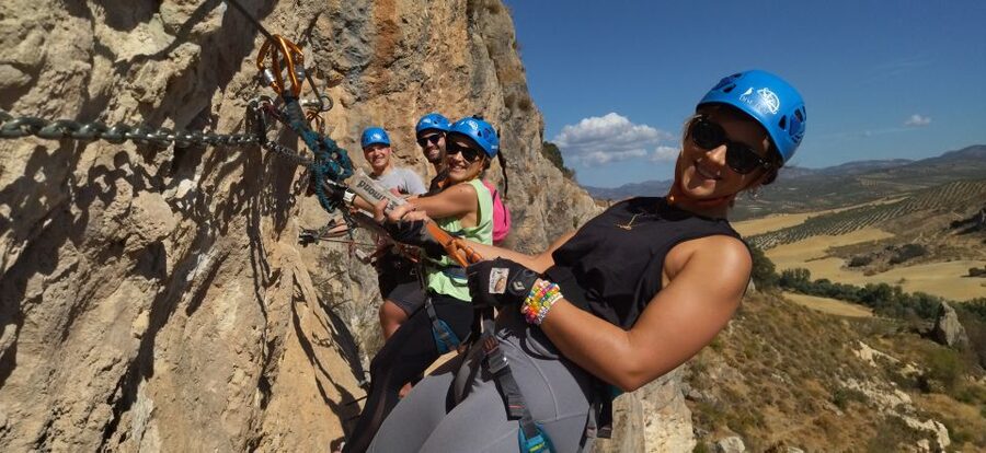 Granada: Via Ferrata Moclín with Transfers - Photos and videos without carrying the camera