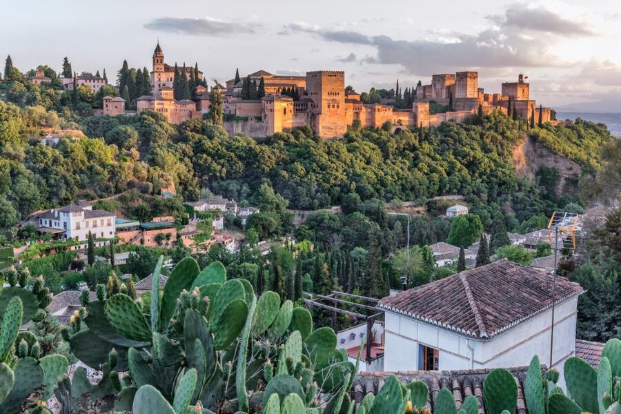 Sacromonte Caves Museum Admission Ticket - The garden and the Alhambra view