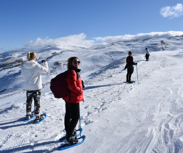 Sierra Nevada: Snowshoe Hiking Tour - Meeting in Granada and reaching the snow